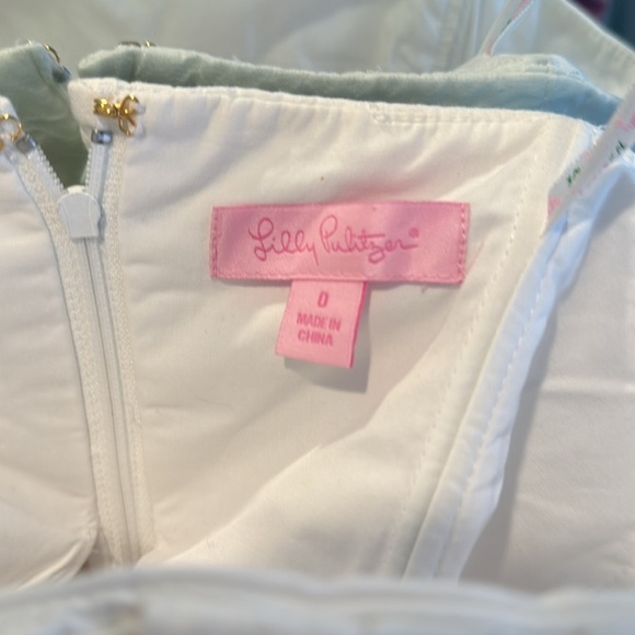 Lilly Pulitzer Betsy dress star fruit with baker weave size 0 - Picture 4 of 8